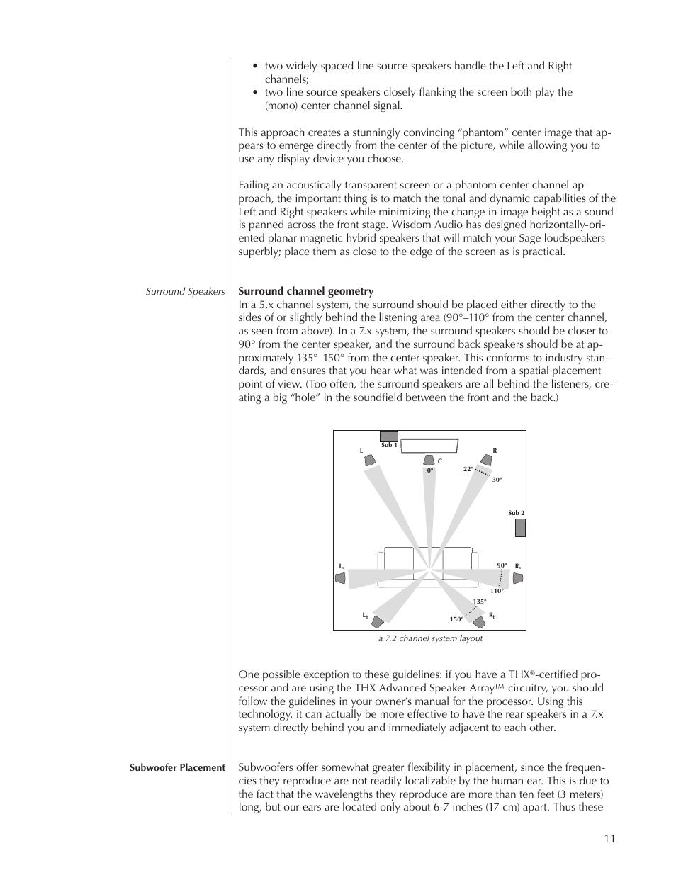 Wisdom Audio Series S90i User Manual | Page 11 / 36
