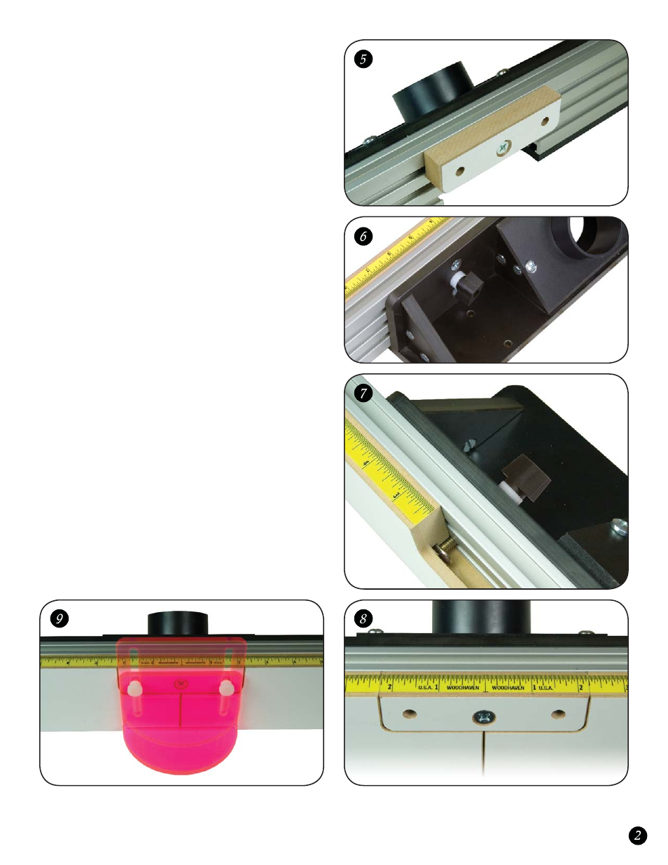 Woodhaven 204: Router Fence User Manual | Page 3 / 4