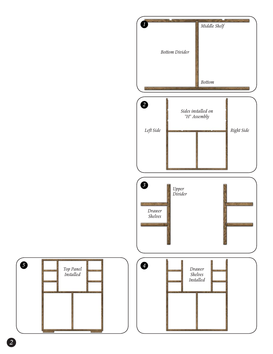 Woodhaven 365: Router Table Cabinet User Manual | Page 2 / 4