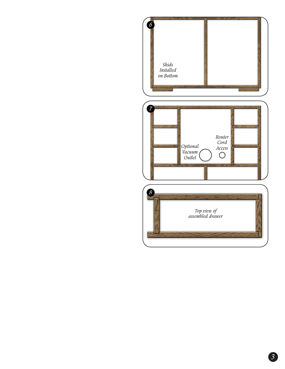 Woodhaven 365: Router Table Cabinet User Manual | Page 3 / 4