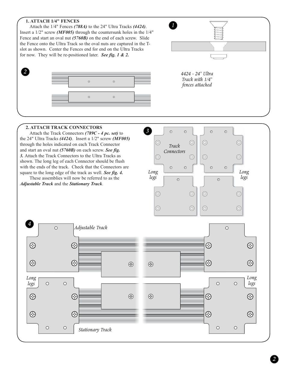 Woodhaven 788XL: Dado Jig User Manual | Page 3 / 8