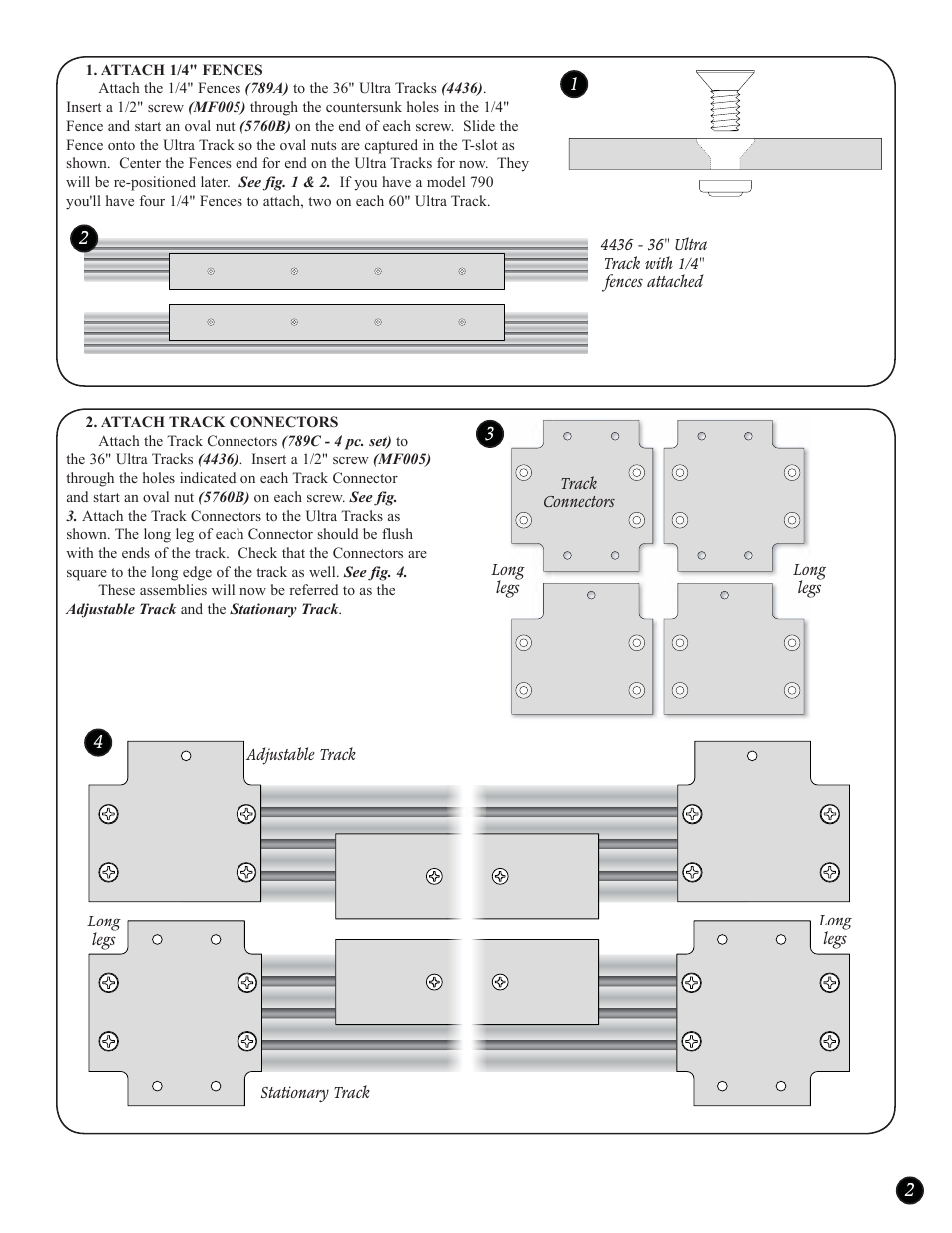 Woodhaven 789XL: Dado Jig User Manual | Page 3 / 8