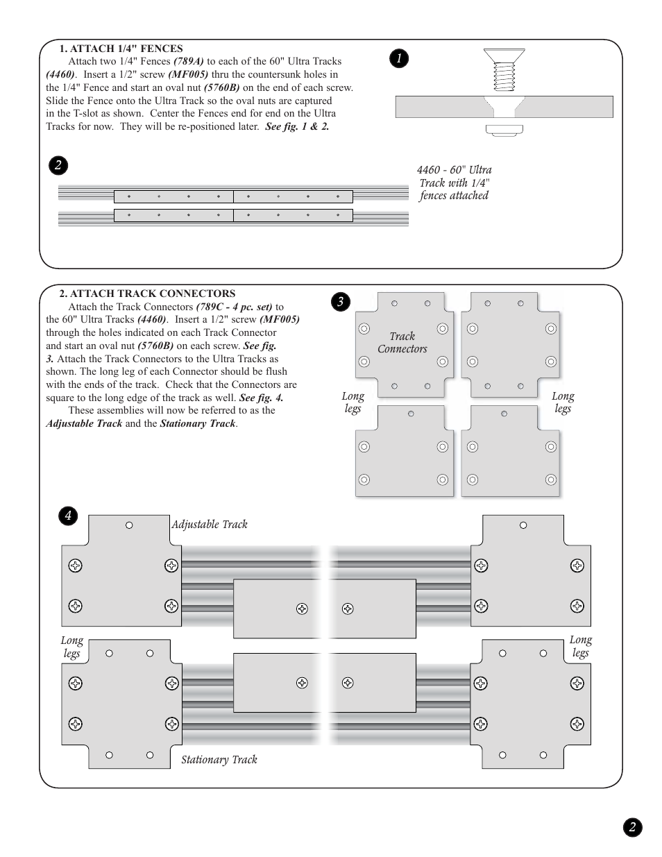 Woodhaven 790XL: Dado Jig User Manual | Page 3 / 8