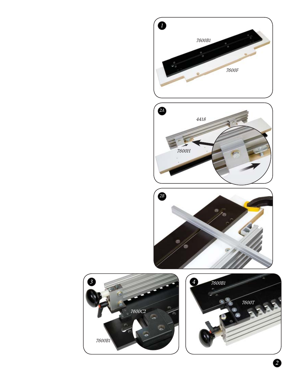 Woodhaven 7600-7603: Dovetail Jigs User Manual | Page 3 / 6