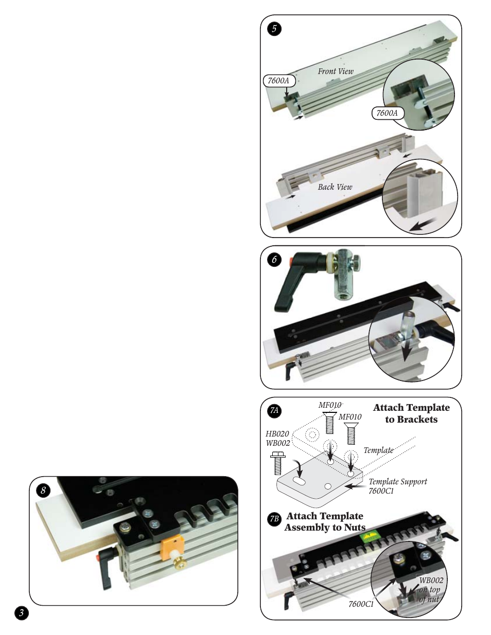 Woodhaven 7600-7603: Dovetail Jigs User Manual | Page 4 / 6