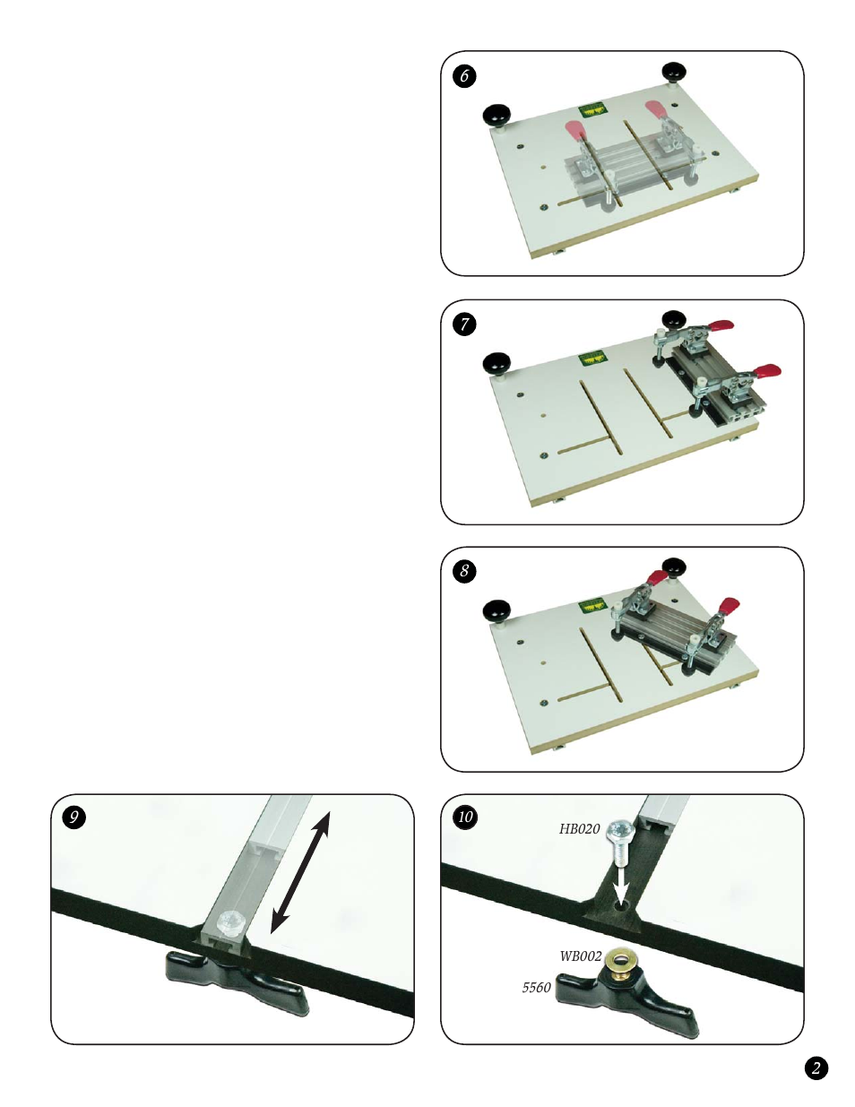 Woodhaven 6011: Standard Mortise Table User Manual | Page 3 / 4