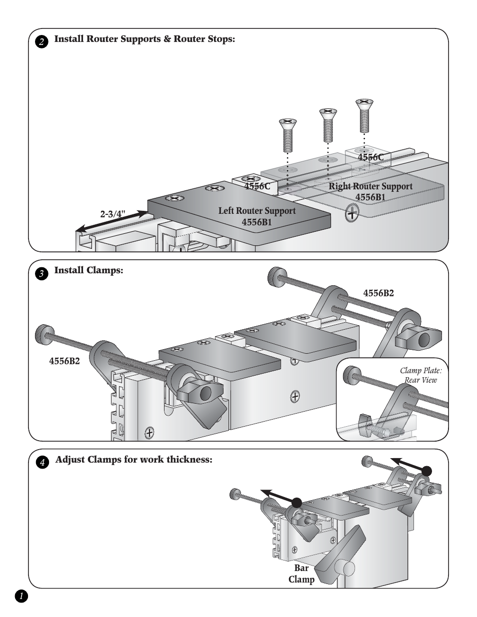 Woodhaven 4556: Portable Box Joint Jig User Manual | Page 2 / 4