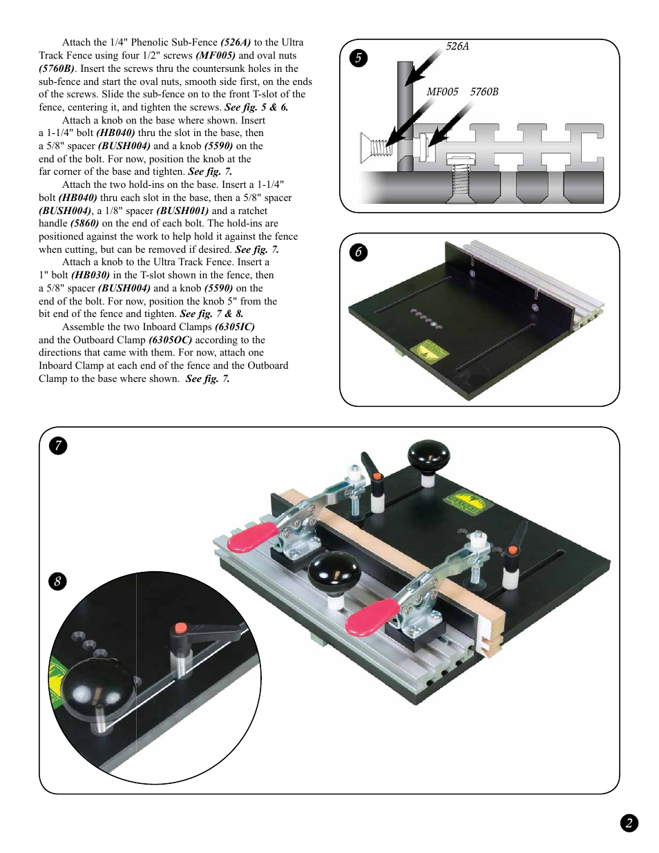 Woodhaven 526: Medium Coping Sled User Manual | Page 3 / 4