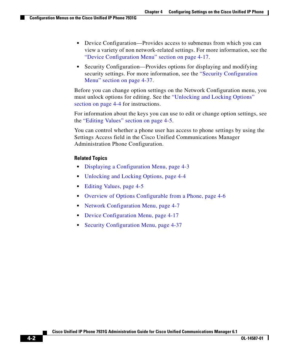 Cisco 7931G User Manual | Page 2 / 44