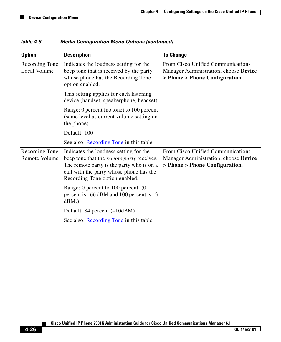 Cisco 7931G User Manual | Page 26 / 44