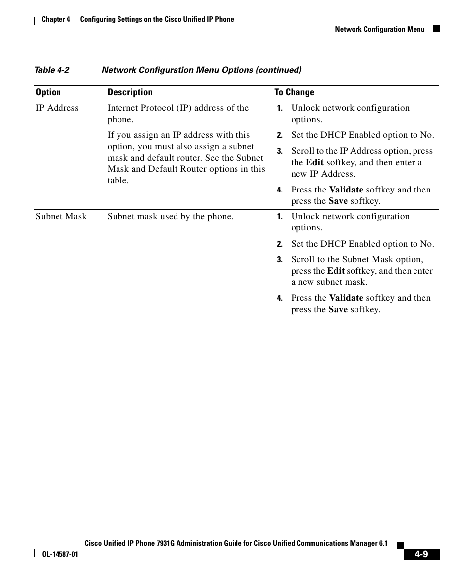 Cisco 7931G User Manual | Page 9 / 44