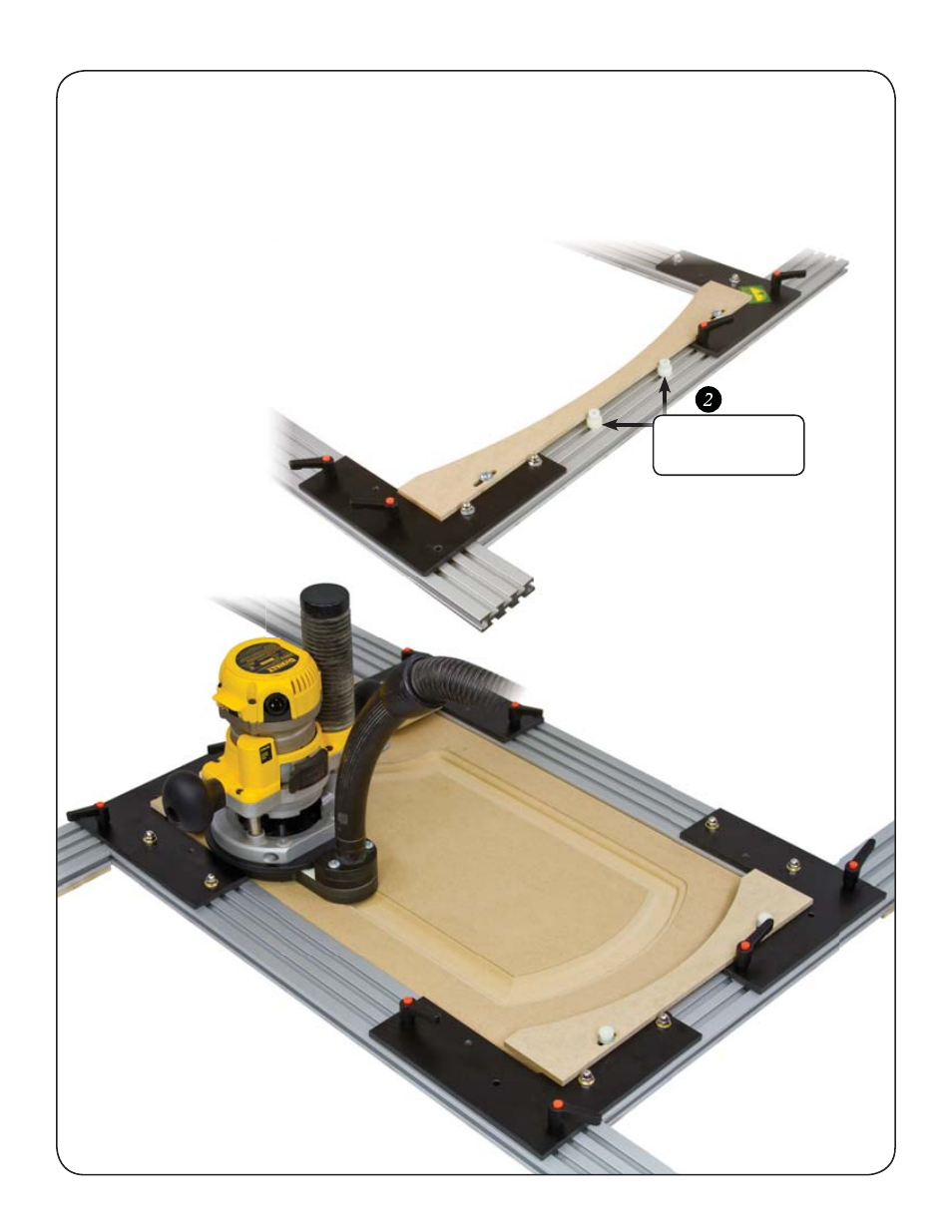 Woodhaven 5350-5360: MDF Door Templates User Manual | Page 2 / 2