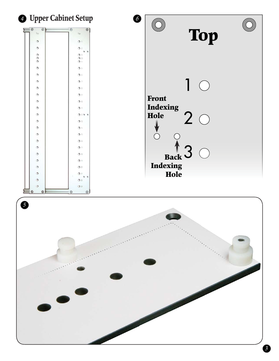 Top 1 2 3 | Woodhaven 786: Kurka Jig User Manual | Page 3 / 8