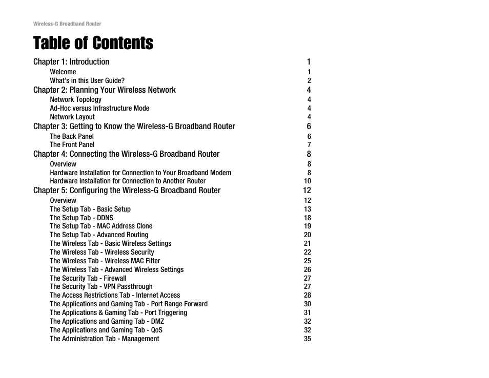 Cisco WRK54G User Manual | Page 3 / 80