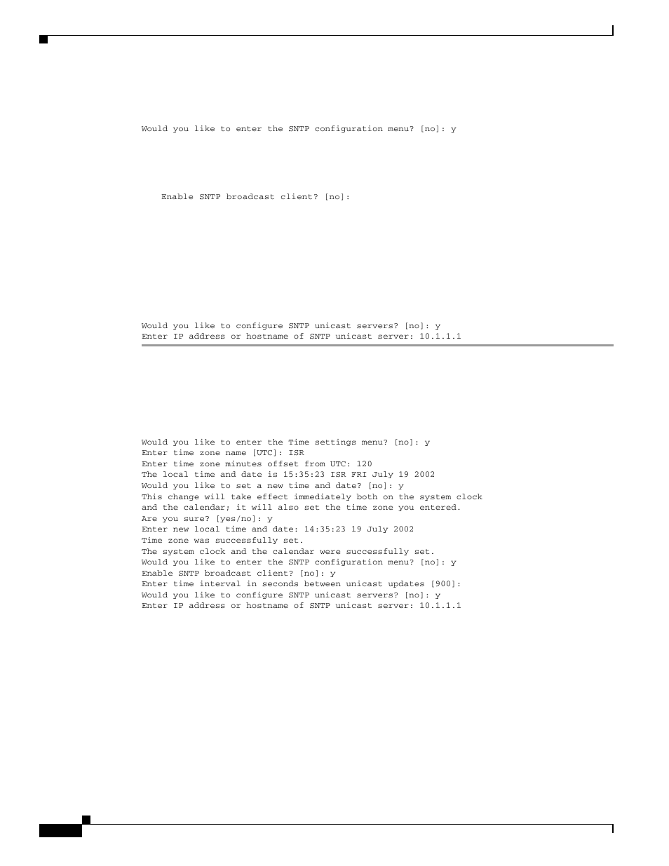 Example, Step 5: configuring the dns settings | Cisco OL-7822-06 User Manual | Page 30 / 64