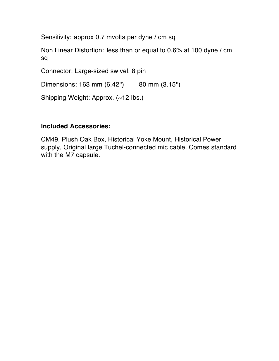 Wunder Audio CM49 User Manual | Page 6 / 6