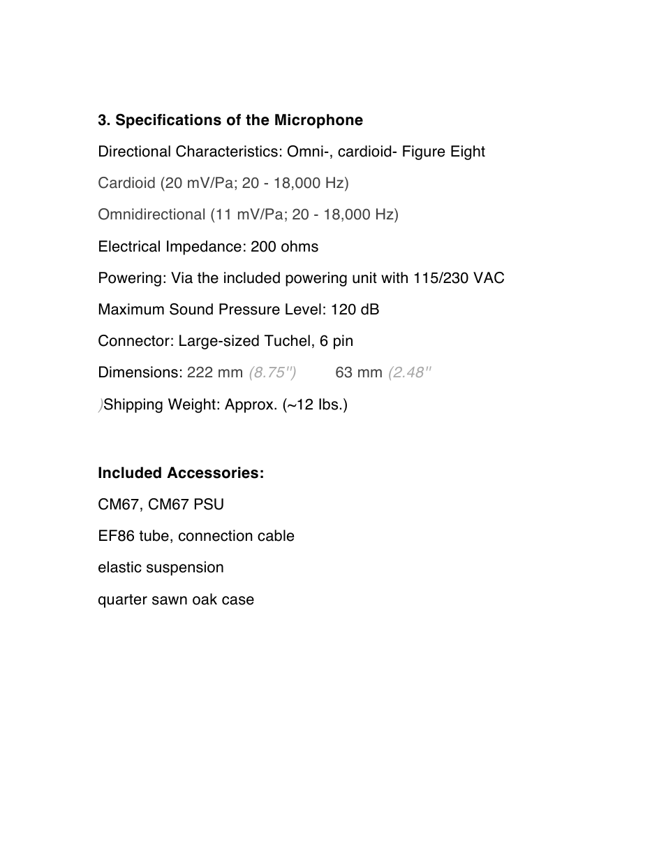 Wunder Audio CM67 User Manual | Page 3 / 3