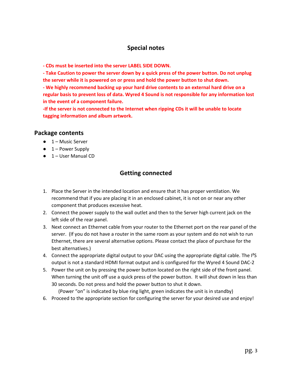 Wyred 4 Sound MS User Manual | Page 3 / 22