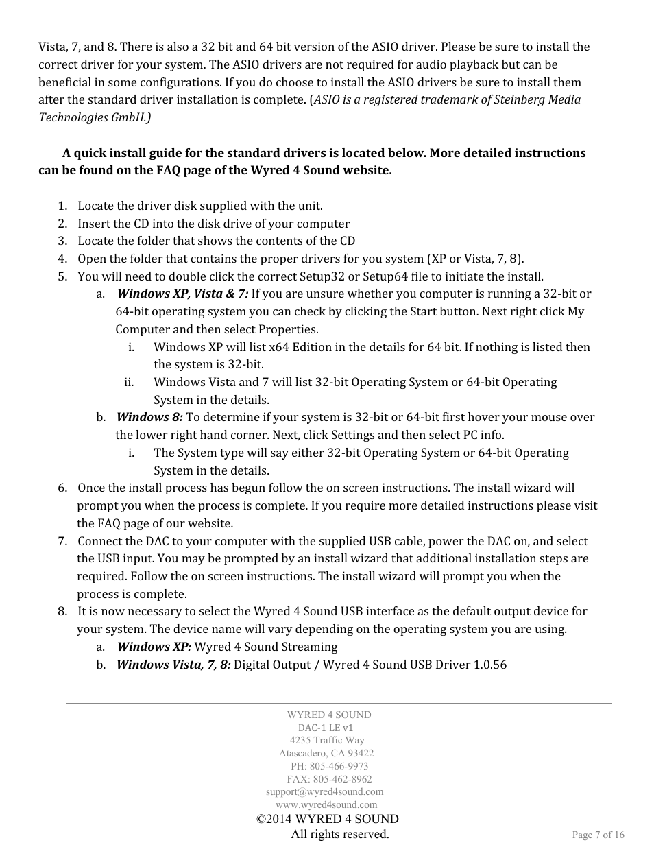 Wyred 4 Sound DAC-1 LE User Manual | Page 7 / 16