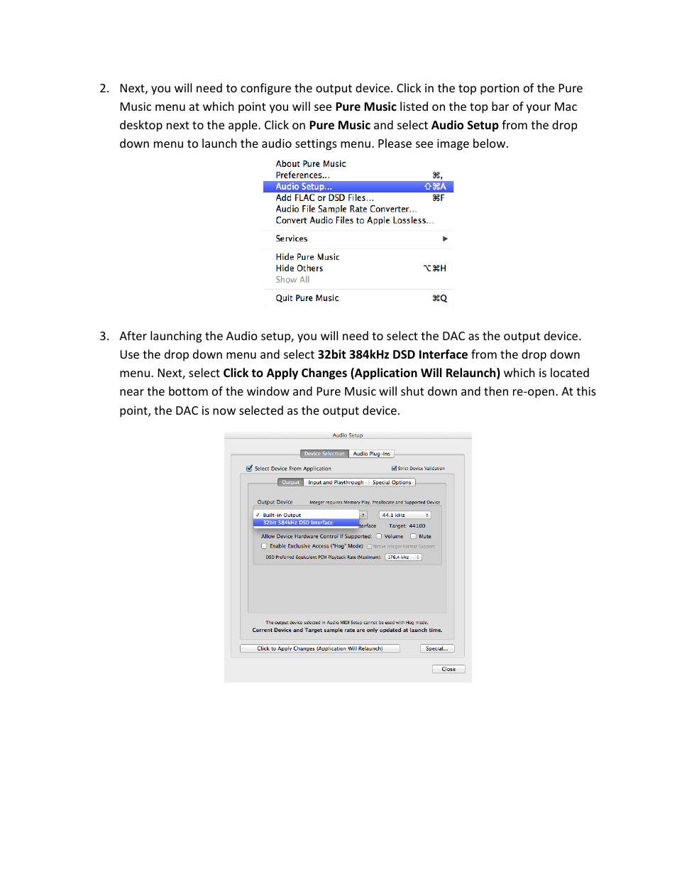 Wyred 4 Sound DSDse Pure User Manual | Page 2 / 4