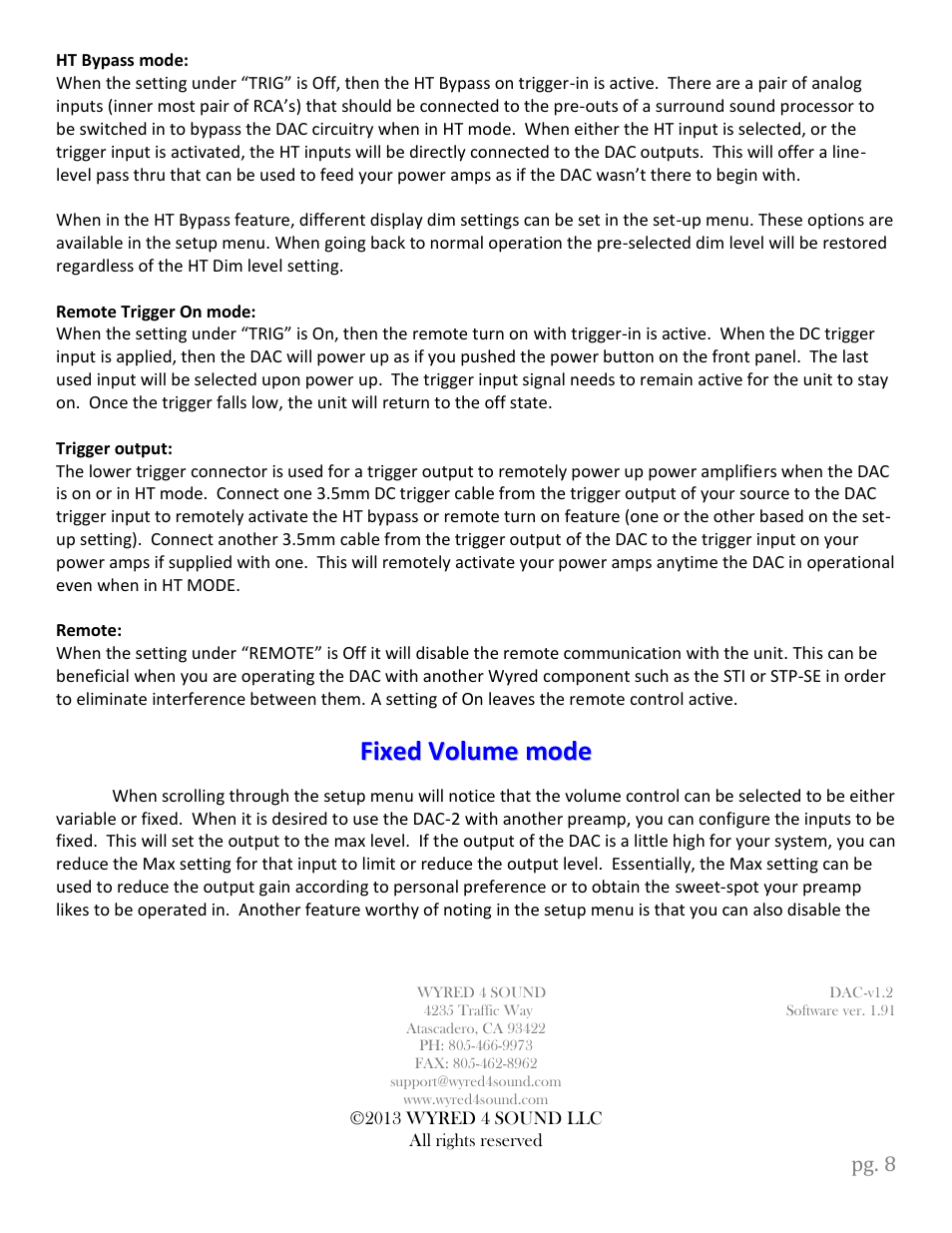 Wyred 4 Sound DSDse User Manual | Page 10 / 18