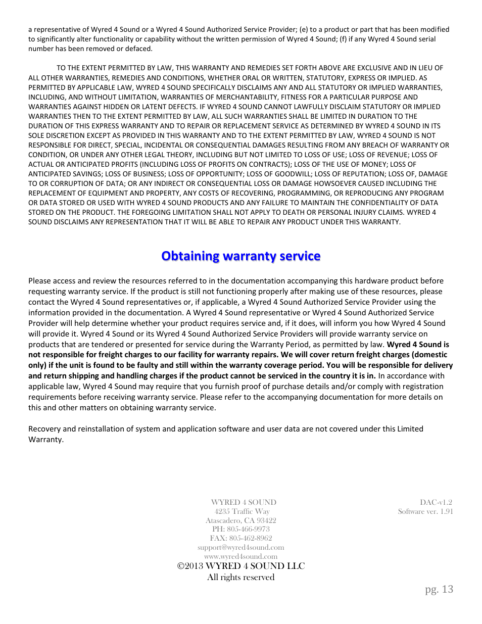 Wyred 4 Sound DSDse User Manual | Page 15 / 18