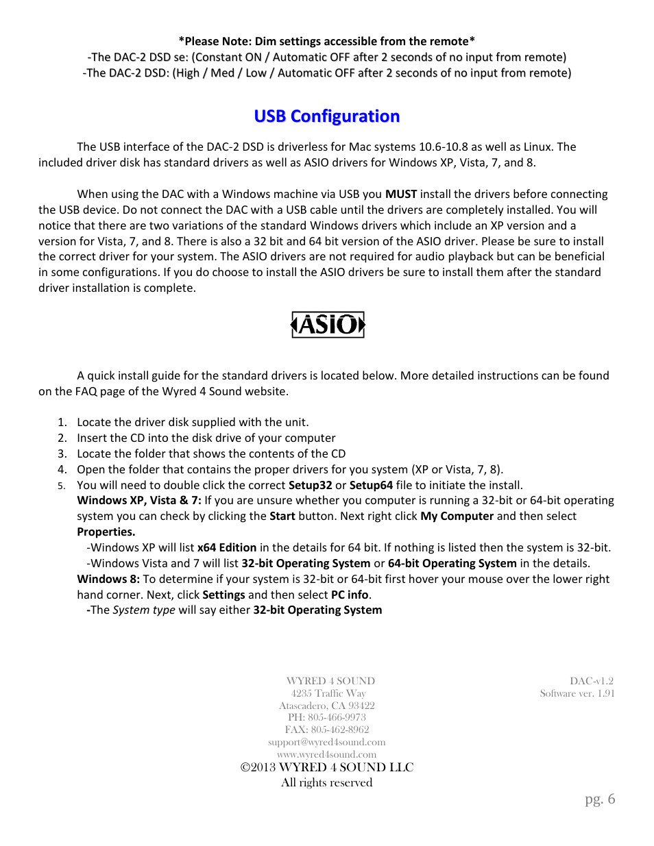 Wyred 4 Sound DSDse User Manual | Page 8 / 18
