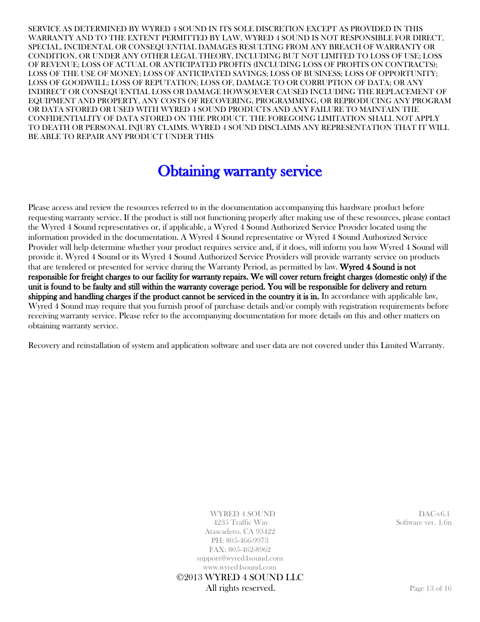 Wyred 4 Sound DAC-2 User Manual | Page 13 / 16