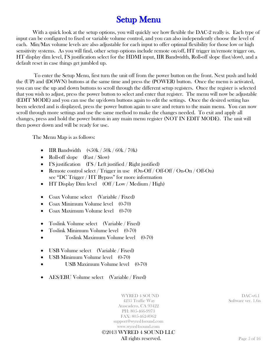 Wyred 4 Sound DAC-2 User Manual | Page 5 / 16