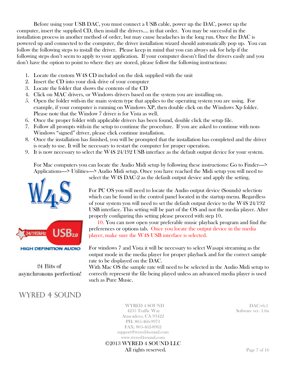 Wyred 4 Sound DAC-2 User Manual | Page 7 / 16