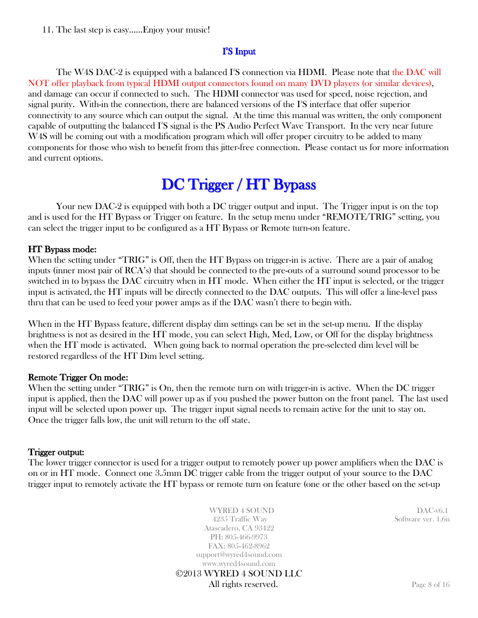 Wyred 4 Sound DAC-2 User Manual | Page 8 / 16