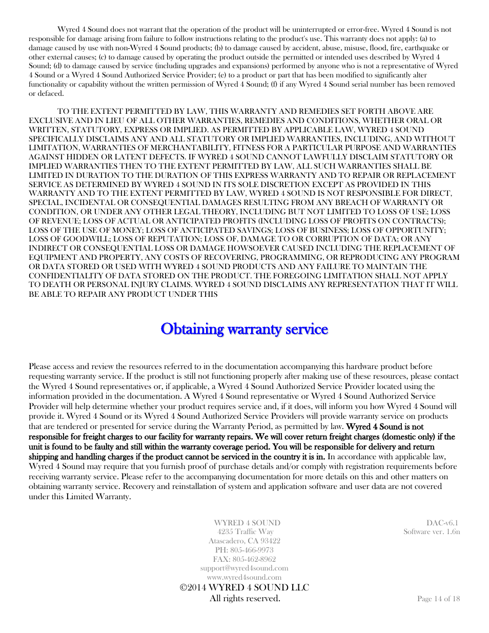 Wyred 4 Sound DAC-2 User Manual | Page 14 / 18
