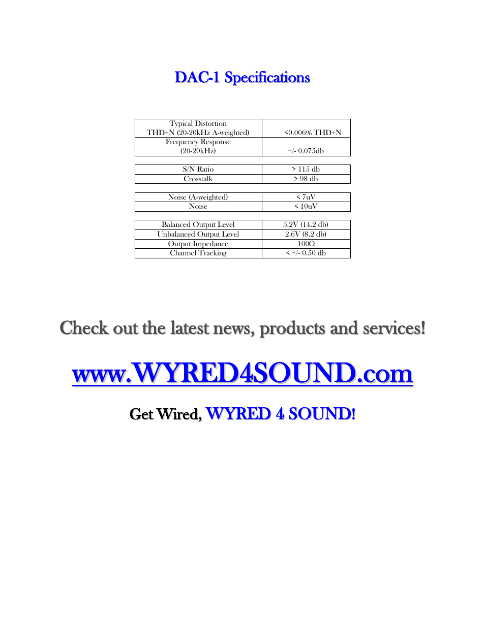 Wyred 4 Sound DAC-1 User Manual | Page 14 / 14