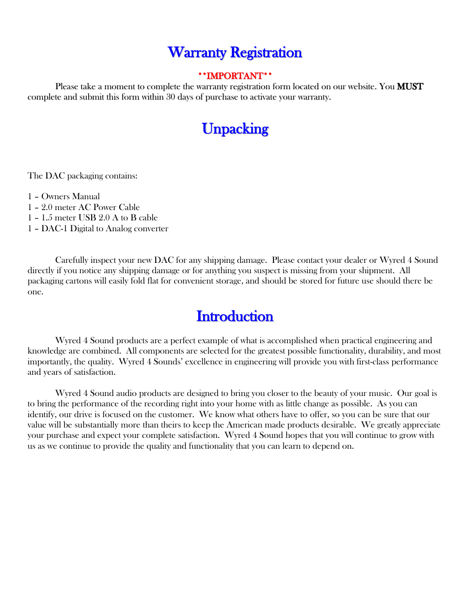 Wyred 4 Sound DAC-1 User Manual | Page 3 / 14