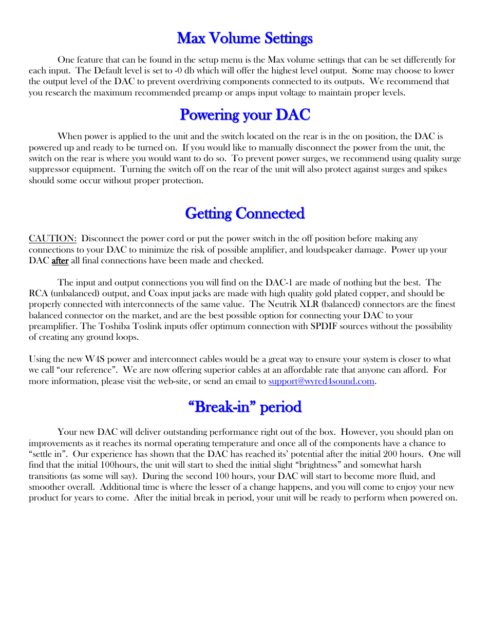 Wyred 4 Sound DAC-1 User Manual | Page 8 / 14