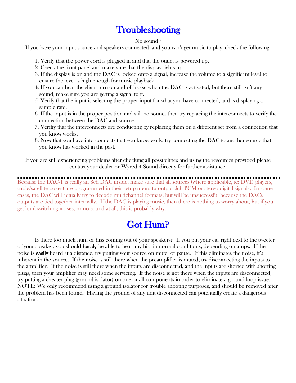 Wyred 4 Sound DAC-1 User Manual | Page 9 / 14