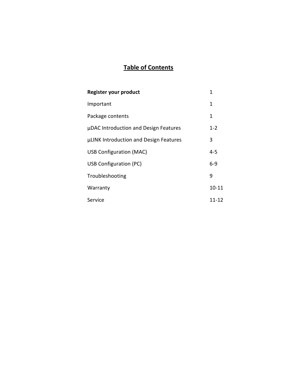 Wyred 4 Sound µDAC-HD User Manual | Page 2 / 14