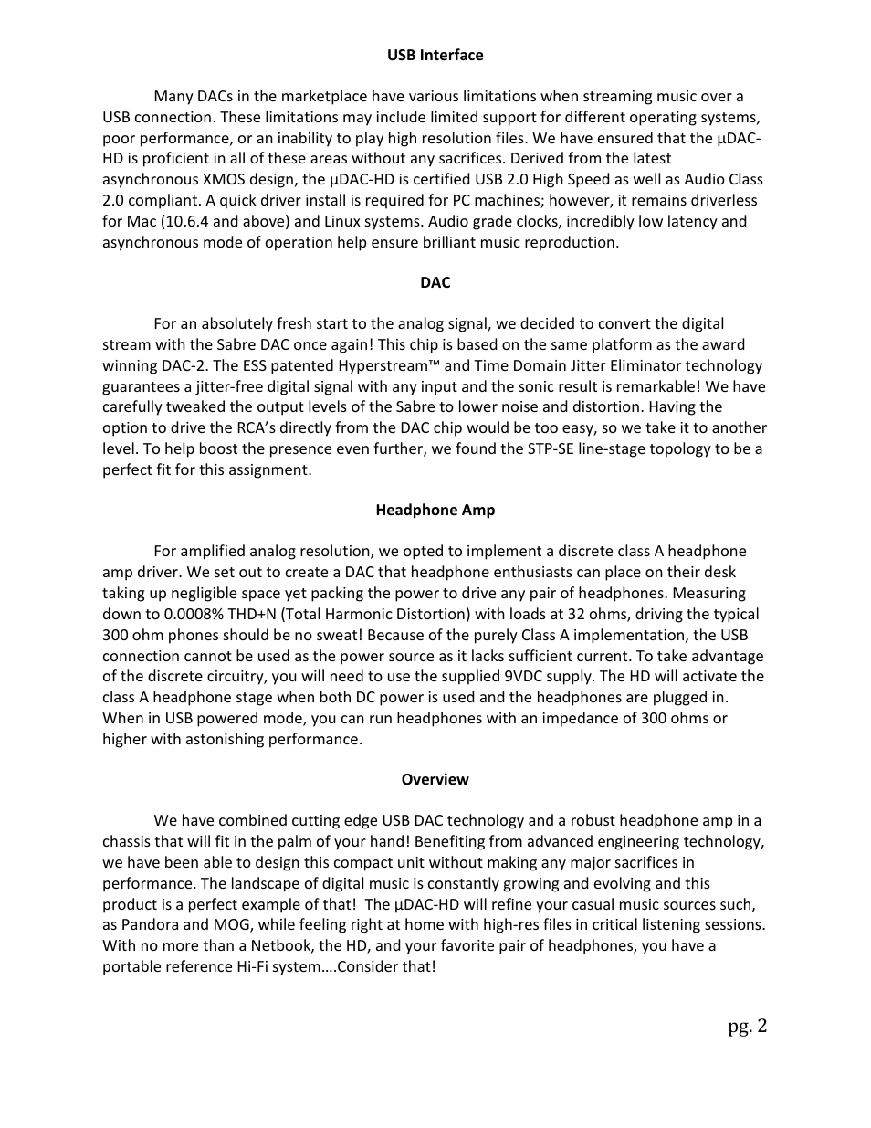 Wyred 4 Sound µDAC-HD User Manual | Page 4 / 14