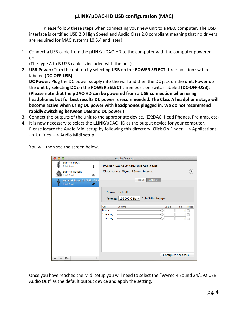 Wyred 4 Sound µDAC-HD User Manual | Page 6 / 14