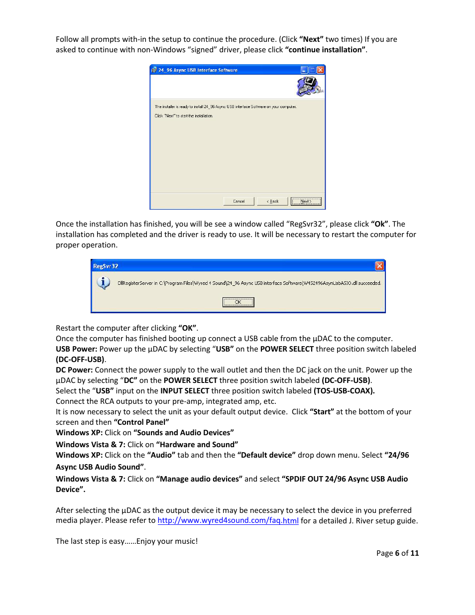 Wyred 4 Sound µDAC User Manual | Page 6 / 11