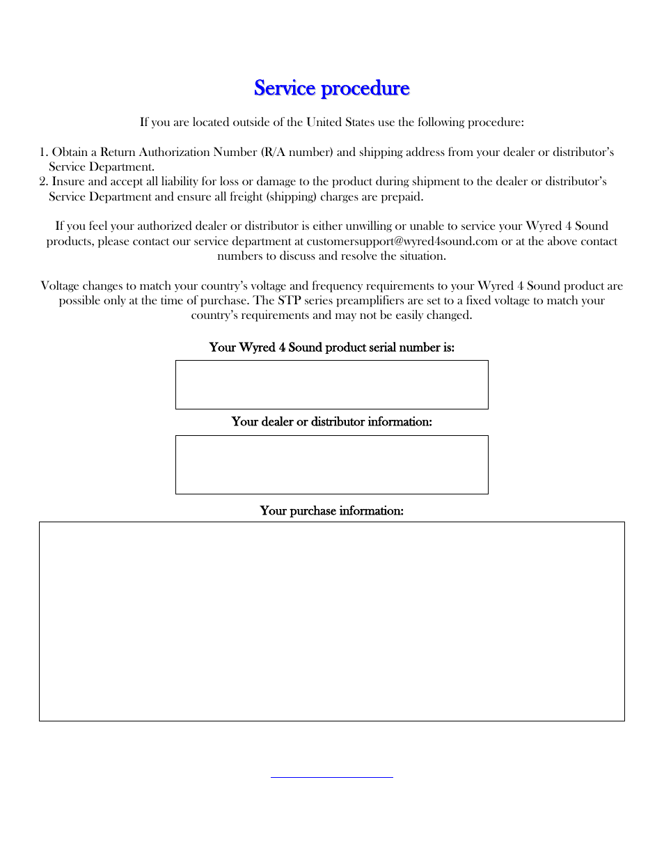 Wyred 4 Sound STP-SE User Manual | Page 11 / 12
