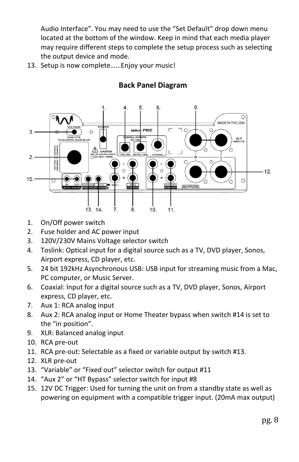 Wyred 4 Sound mPRE User Manual | Page 10 / 16