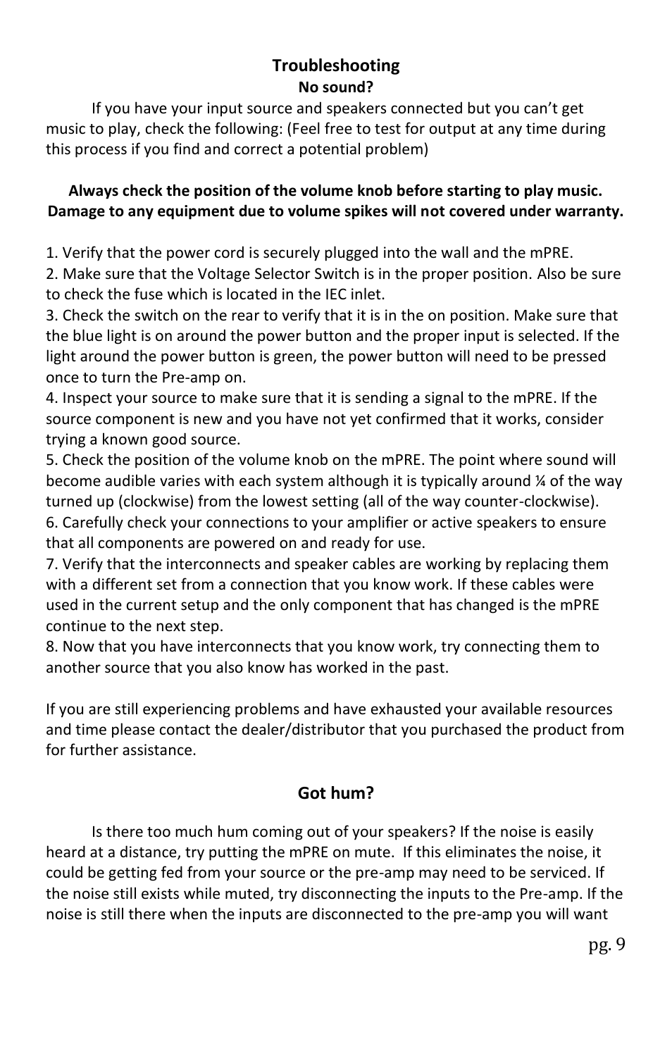 Wyred 4 Sound mPRE User Manual | Page 11 / 16
