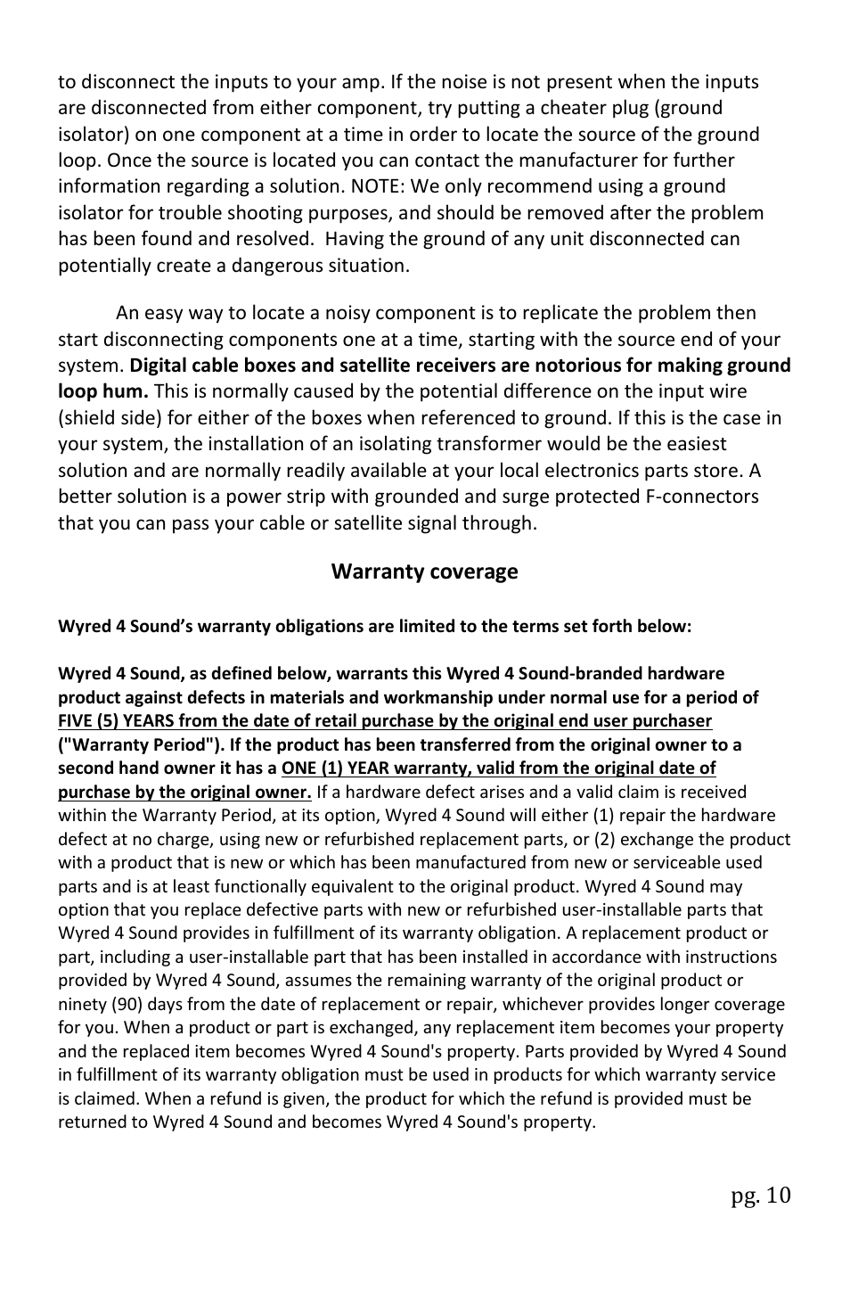 Wyred 4 Sound mPRE User Manual | Page 12 / 16