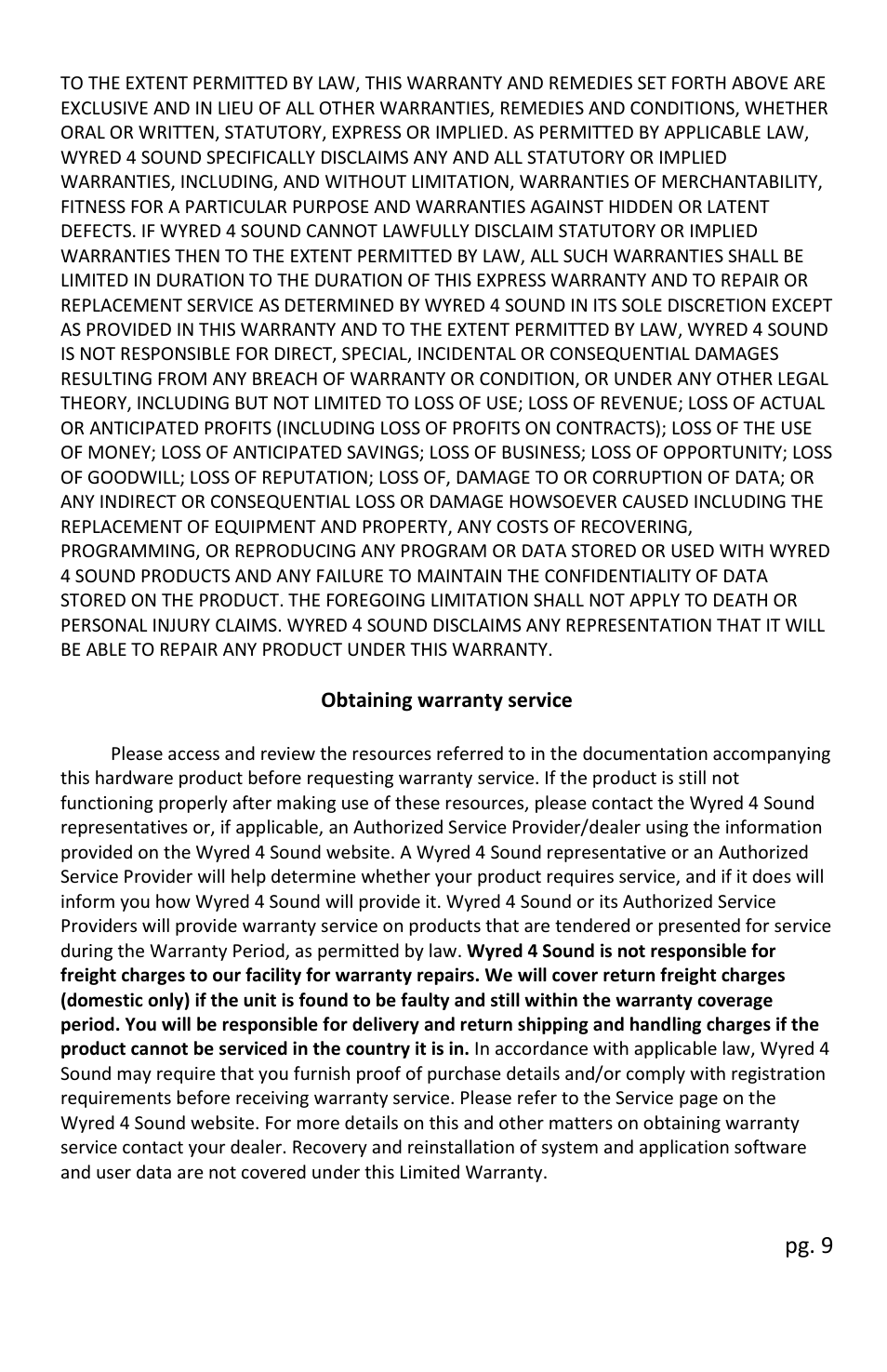 Wyred 4 Sound mAMP User Manual | Page 11 / 14