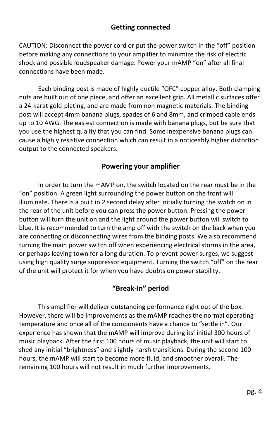 Wyred 4 Sound mAMP User Manual | Page 6 / 14