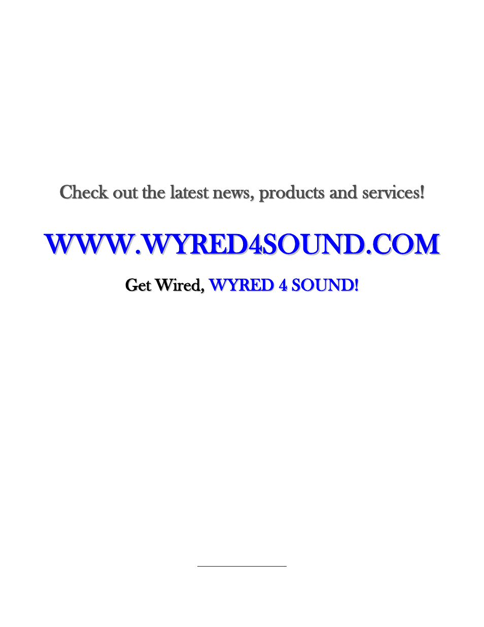 Wyred 4 Sound Multi-Channel User Manual | Page 12 / 12