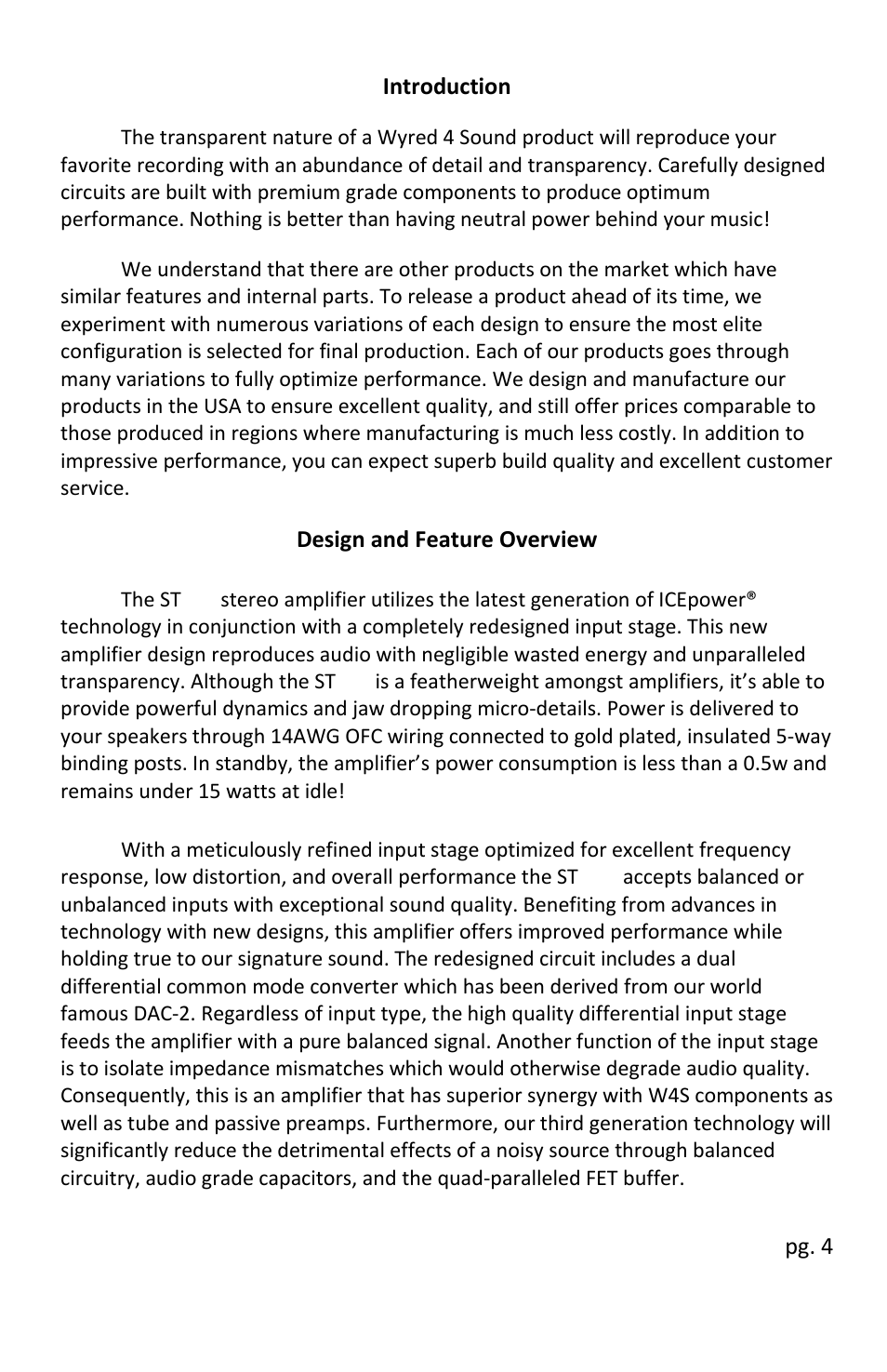 Wyred 4 Sound STmkII Series User Manual | Page 6 / 16