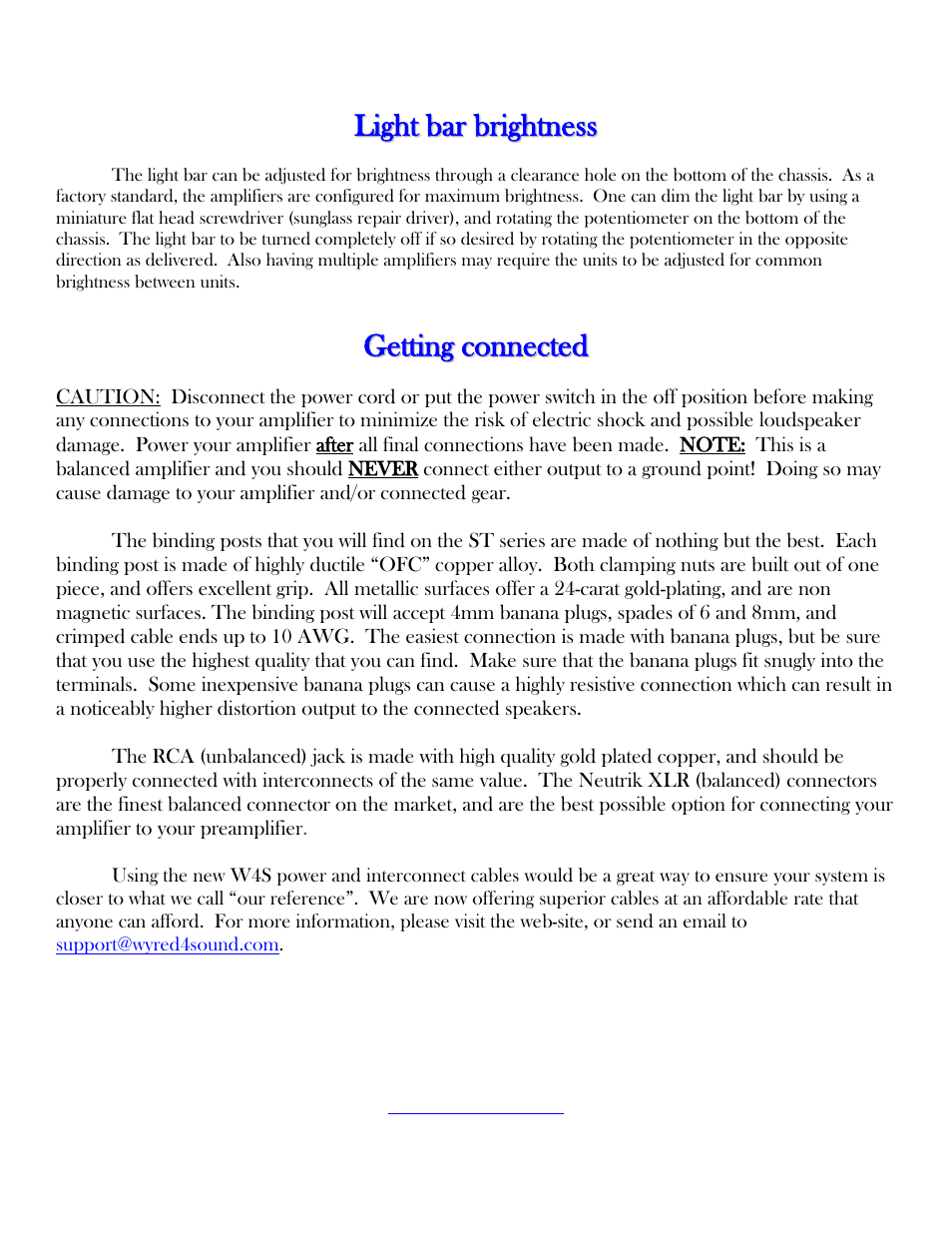 Wyred 4 Sound ST Series User Manual | Page 5 / 12