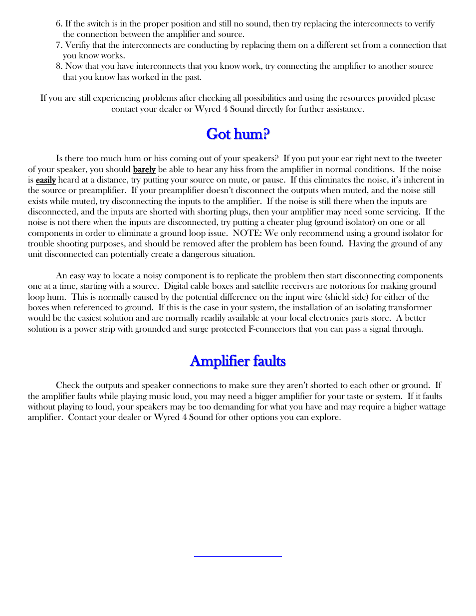 Wyred 4 Sound Mini MC Series User Manual | Page 7 / 12